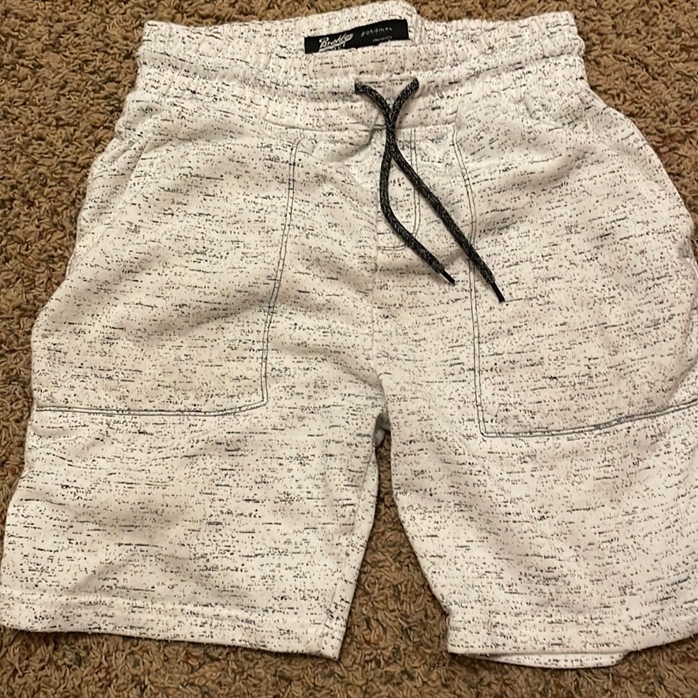 White Jogger shorts